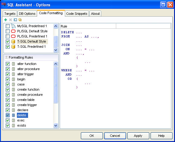 Formatting Styles